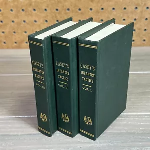 Reprint 1863 Civil War Infantry Tactics FULL SET 3 Vol. HC mit Auszügen Wisconsin - Bild 1 von 22