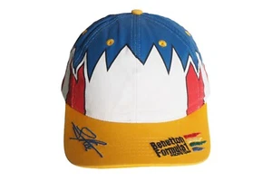 Vintage BENETTON Formula 1 Racing Team Alexander Wurz Cap F1 hat 90's multicolor - Picture 1 of 9