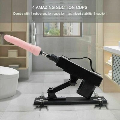 Pistola Máquina Sexual Automática Polla Masturbadores Juguete Vibrador Consolador Coño Foto 1 de 4