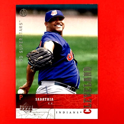 CC Sabathia 2003 Upper Deck Superstars Card #61 MLB Cleveland Indians - Image 1 of 2
