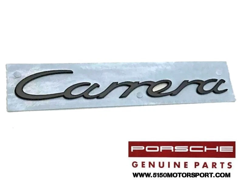 Original Porsche 991 "Carrera" Negro Emblema Insignia Logo Script 99155923702 Foto 1 de 1