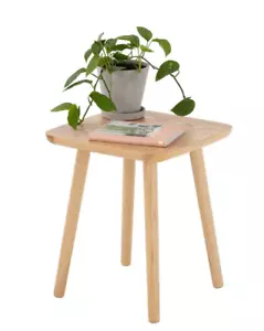 Edith Side Table - Square Solid Ash Timber Side Table by Dane Craft - Picture 1 of 2