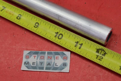 3/4" OD x .125" Wall 6061 T6 ALUMINUM Round Tube 12" long Seamless Cut New - Image 1 of 3