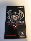 Nintendo GameCube Mortal Kombat Deadly Alliance Manual - INSTRUCTION MANUAL ONLY