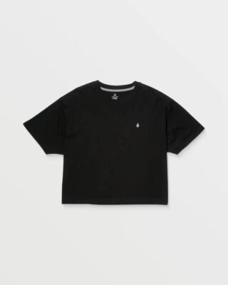 VOLCOM - Womens Stone Blanks Up T-Shirt - Black - Casual Short Sleeve Tee - Image 1 of 3