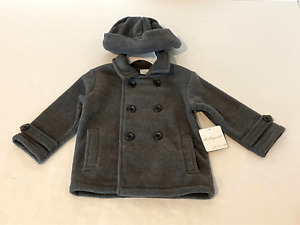 Baby Girl Winter Jacket Coat and Hat Set Girls Size 24 Months Gray Starting Out