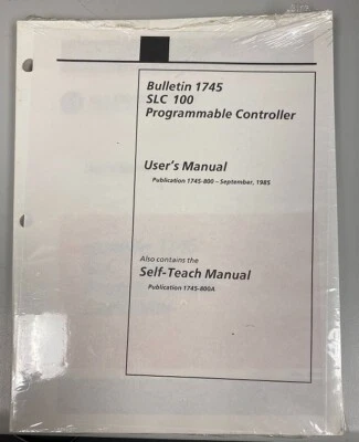 Allen Bradley SLC 100 Manual de usuario y manual de autoenseñanza Foto 1 de 2