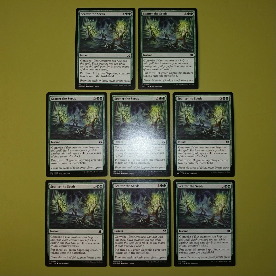 8 Scatter the Seeds Modern Masters 2015 Magic the Gathering MTG 8 - Image 1 of 1