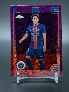 2024-25 Topps Chrome UCC Magenta Shimmer #4 KANG-IN LEE PSG - Bild 1 von 2