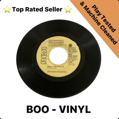 Lou Courtney / Buffalo Smoke - Call The Police 7” Promo Soul Funk Disco Vinyl EX - Image 1 of 4