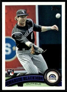 2011 Topps Update Charlie Blackmon RC Colorado Rockies #US231 - Picture 1 of 2