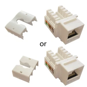 CAT6 Module Information Socket RJ45 Connector Adapter Keystone Jack - Afbeelding 1 van 8