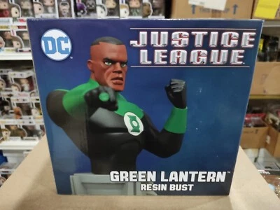 Busto de linterna verde de la Liga de la Justicia de DC serie animada Diamond Select #0241 NUEVO Foto 1 de 4