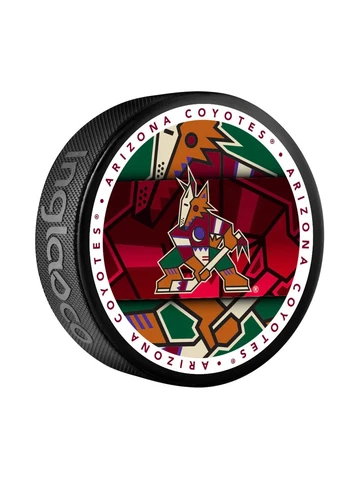 Arizona Coyotes Official NHL Medallion Collector Series Souvenir Hockey Puck Cover