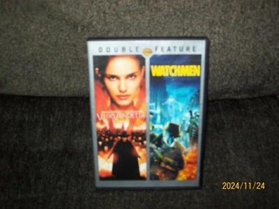 V FOR VENDETTA/WATCHMEN, DOUBLE FEATURE, NATALIE PORTMAN, PATRICK WILSON, DVD'S - Image 1 of 4