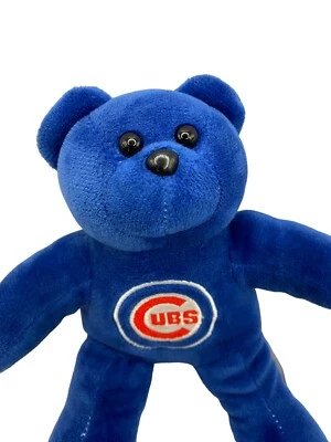 FOCO Chicago Clubs Oso de Peluche Azul Logo MLB Béisbol 8” Foto 1 de 4