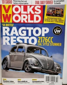 Volks World Oct 2019 Beetle Ragtop Resto Cabrio Woodstock Bus FREE SHIPPING CB - Picture 1 of 1