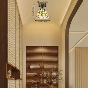 Ceiling light 20cm hexagonal - without light source E26x1- US gauge NEW US - Picture 1 of 16