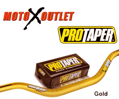 PRO TAPER MX CONTOUR HANDLEBARS 1 1/8 Inch ATV PROTAPER HANDLE BARS CR KX YZ RM - Image 1 of 3