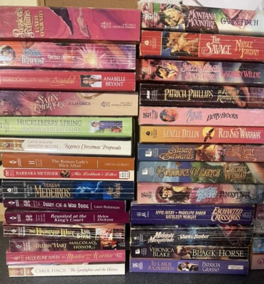 Lot 10 Historical Romance PB Book Random Mix Assorted Authors - Imagem 1 de 4