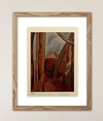 Pablo Picasso, impresión original firmada con certificado de autenticidad y valoración de $3.500. Foto 1 de 4