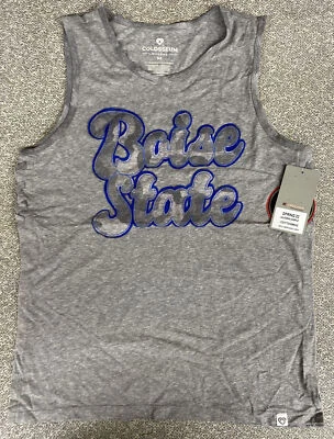 NWT Boise State Broncos BSU Colosseum Gray Tank Top Shirt Women's M - Image 1 of 4