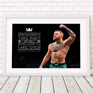 CONOR MCGREGOR - UFC MMA Poster Picture Print Sizes A5 to A0 **FREE DELIVERY** - Picture 1 of 14