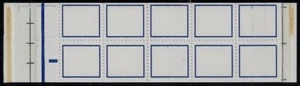 TDB41 Test/Dummy Complete Booklet 4-(TDP14(a) Panes of 10 "Blue Rectangles" MNH - Picture 1 of 2