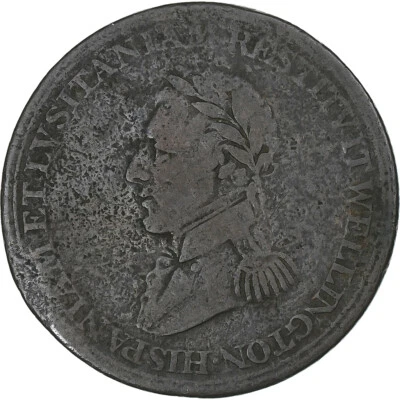 [#1285823] Canada, 1/2 Penny Token, Wellington's victory at Salamanca, 1812, Cop - image 1 of 2
