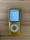 Apple Ipod Nano 4th Gen 8gb Yellow A1285 - Tested & Working - Good Condition