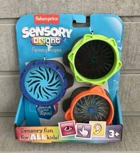 Fisher-Price sensorische helle Spinnyskope ~ sensorischer Spaß für alle Kinder ~ Neu in Verpackung - Bild 1 von 2