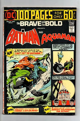 Brave and the Bold #114 - Batman - Aquaman - 1974 - VF - Image 1 of 3