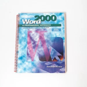 Word 2000 A Professional Approach Level 1 With CD Student Edition Textbook - Picture 1 of 4