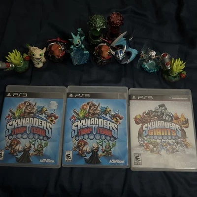 Skylanders Lote de 7 Personajes, 2 Cristales. Juegos Trap Team/Giants PS3 Foto 1 de 4