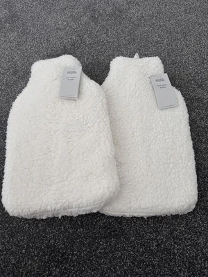 ASDA 2 X George Home Hot Water Bottle and Cover