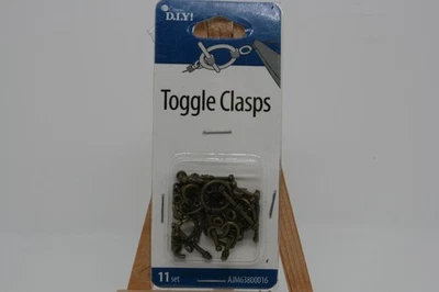 Cousin Jewelry Basics AJM65180016 Bronze S Hook Toggle Clasp Broche Bar - Image 1 of 2