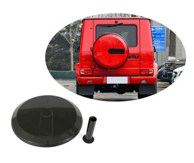 Cubierta de neumático de repuesto de fibra de carbono real seco para Mercedes-Benz W464 W463 G63 G65 AMG N Foto 1 de 4