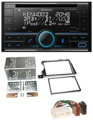 Kenwood CD 2DIN DAB USB MP3 Bluetooth Autoradio für SSangYong Actyon Kyron 2006- - Bild 1 von 4