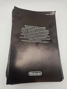 34 Nintendo Wii Game’s HEALTH AND SAFETY PRECAUTIONS BOOKLET RVL-EUR 6101866 - Picture 1 of 7