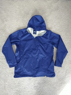 Chaqueta de Lluvia Cooperativa REI Para Mujer 2X Púrpura Impermeable Cremallera Completa Con Capucha Ligera  Foto 1 de 4