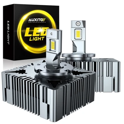 D5R D5S 6000K LED Headlights Light Bulbs Hi/Lo Beam White HID Xenon Replacement - Image 1 of 4