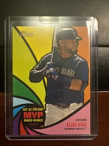 2025 Topps Heritage Elias Diaz All Star MVP Insert Card AW-10 - Picture 1 of 2