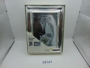 NEW Fetco Silver Photo Album Picture Book Cover 5" x 7" Holds 4" x 6" - Picture 1 of 5