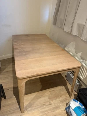 John Lewis Ebbe Gehl Mira 4-8 Seater Extending Dining Table. - Image 1 of 4