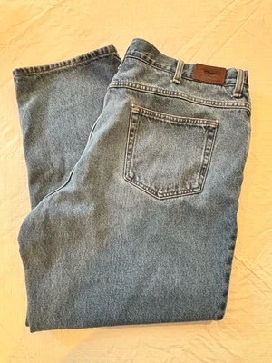 Jeans LL Bean para hombre 40x30 cintura cómoda azul denim resistente Foto 1 de 4