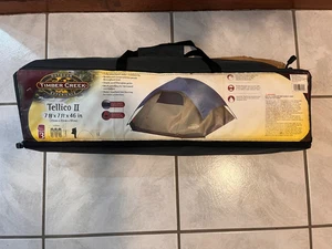 3 PERSON TENT TIMBER CREEK TELLICO II NEW IN BOX 7 FT x 7 FT - Picture 1 of 3