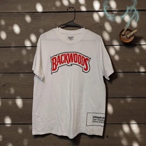 Backwoods blunt Cigars Always True Graphic White L T-Shirt marijuana smoke 420 - Picture 1 of 8