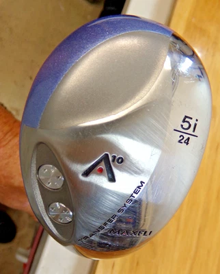 Maxfli Womens A10 Driver 5i 24° RH 39" Harrison Striper Ladies Flex - Image 1 of 4