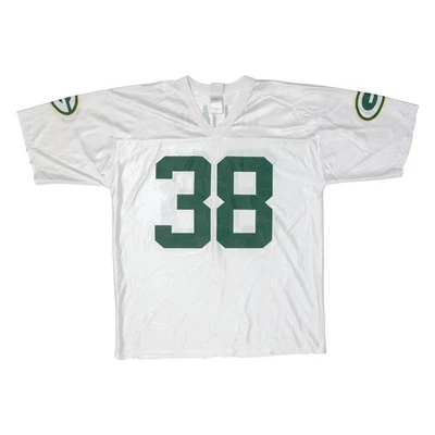 NFL Green Bay Packers Herren Trikot Weiß USA V-Ausschnitt L - Bild 1 von 4
