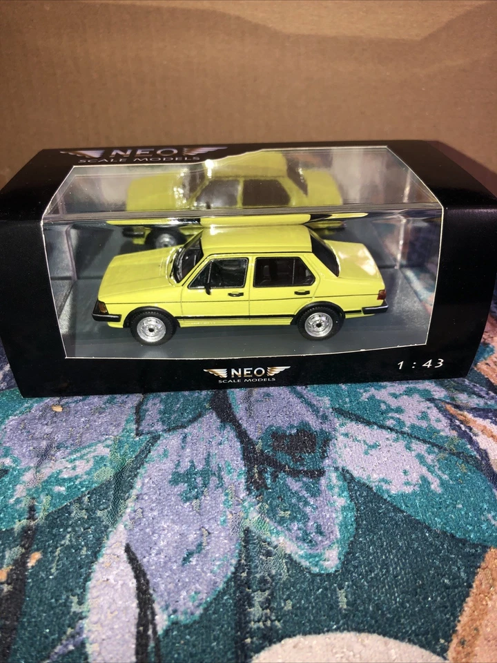Neo Scale Models 1.43 Volkswagen VW JETTA MK1 yellow 1980 Rare  - Image 1 of 4